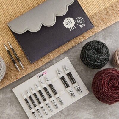 KnitPro Stricknadeln Rundstricknadel austauschbar Nadelsets Karbonz Regal Deluxe