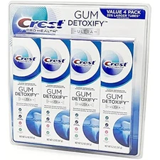 Crest Pro Health Ultra Gum Detoxify Toothpaste (4-Pack, 5.2 oz each)