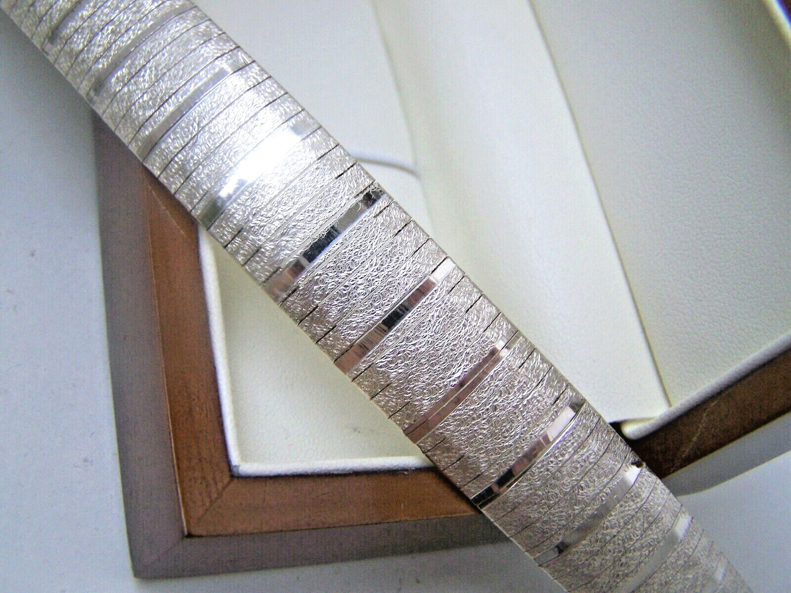 GORGEOUS SOLID STERLING SILVER MODERNIST ORNATE P… - image 5