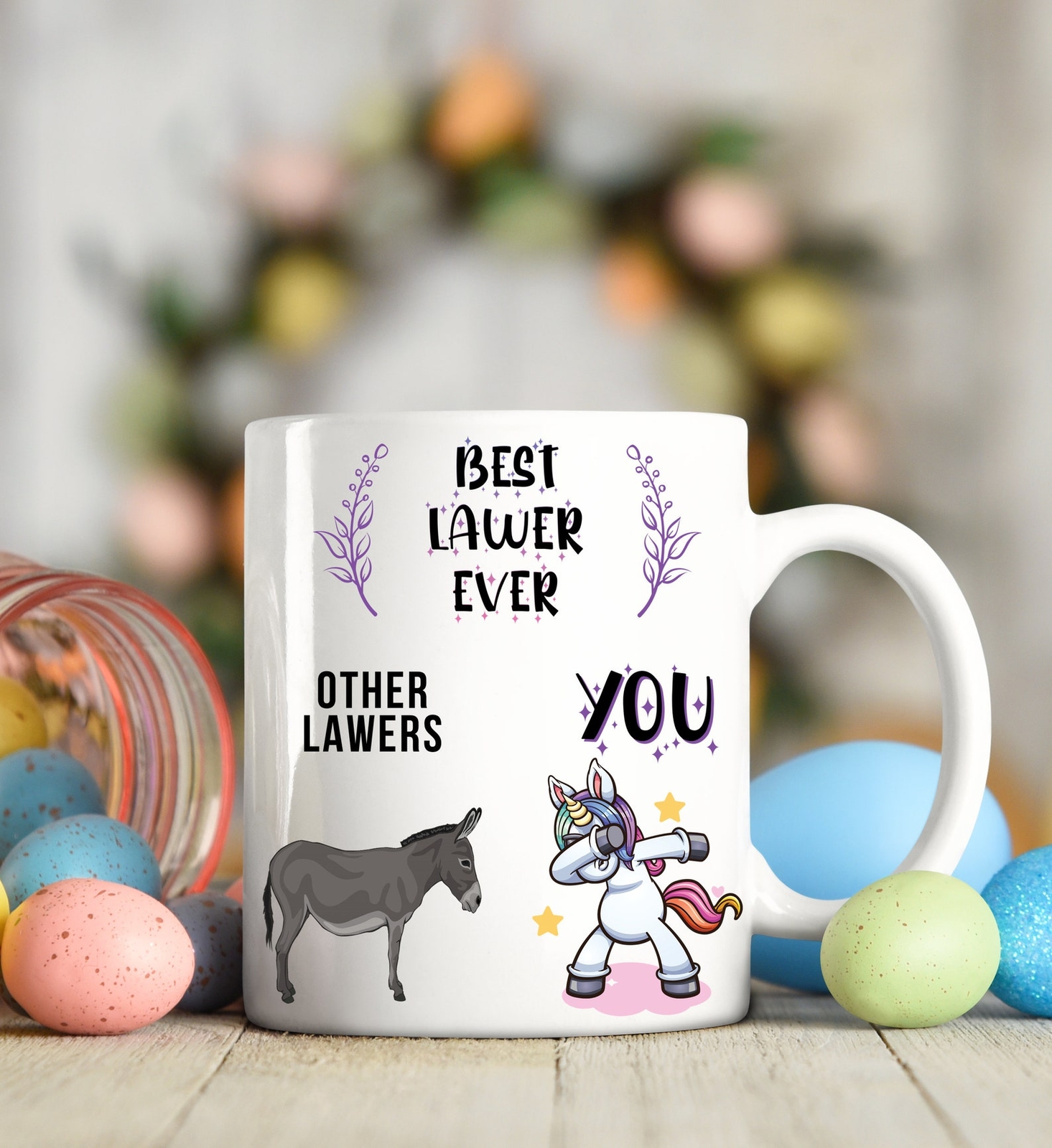 Lawyer Gift Coffee Mug for Attorneys Law School Graduation Present