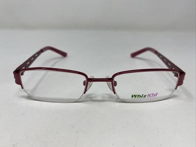 Whiz Kid Collection 40 BURGUNDY 45-17-125 Half Rim Metal
