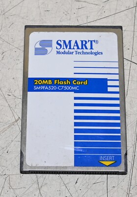Smart 20MB Flash Card sm9fa520-c7500mc