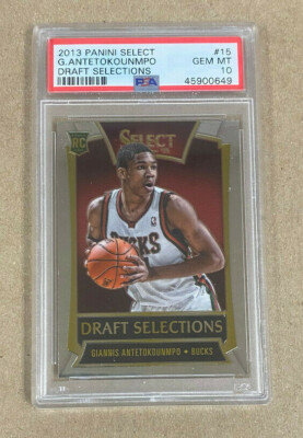 その他 GIANNIS antokounmpo 2013 SELECT RC PSA10 2013 Select Giannis Antetokounmpo Draft Selections RC PSA 10