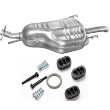 Endschalldämpfer Auspuff für Opel Zafira A 1.8i-2.2i -16V Endtopf + Anbausatz