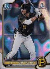 2022 Bowman Chrome 1st Bowman Lava Gray BCP-91 Matt Fraizer 370/399