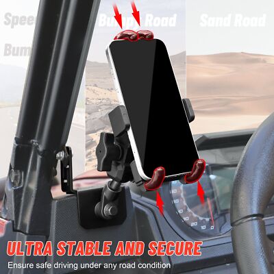 360° Adjustable Phone Mount for Polaris Ranger XP 1000/ Crew XP