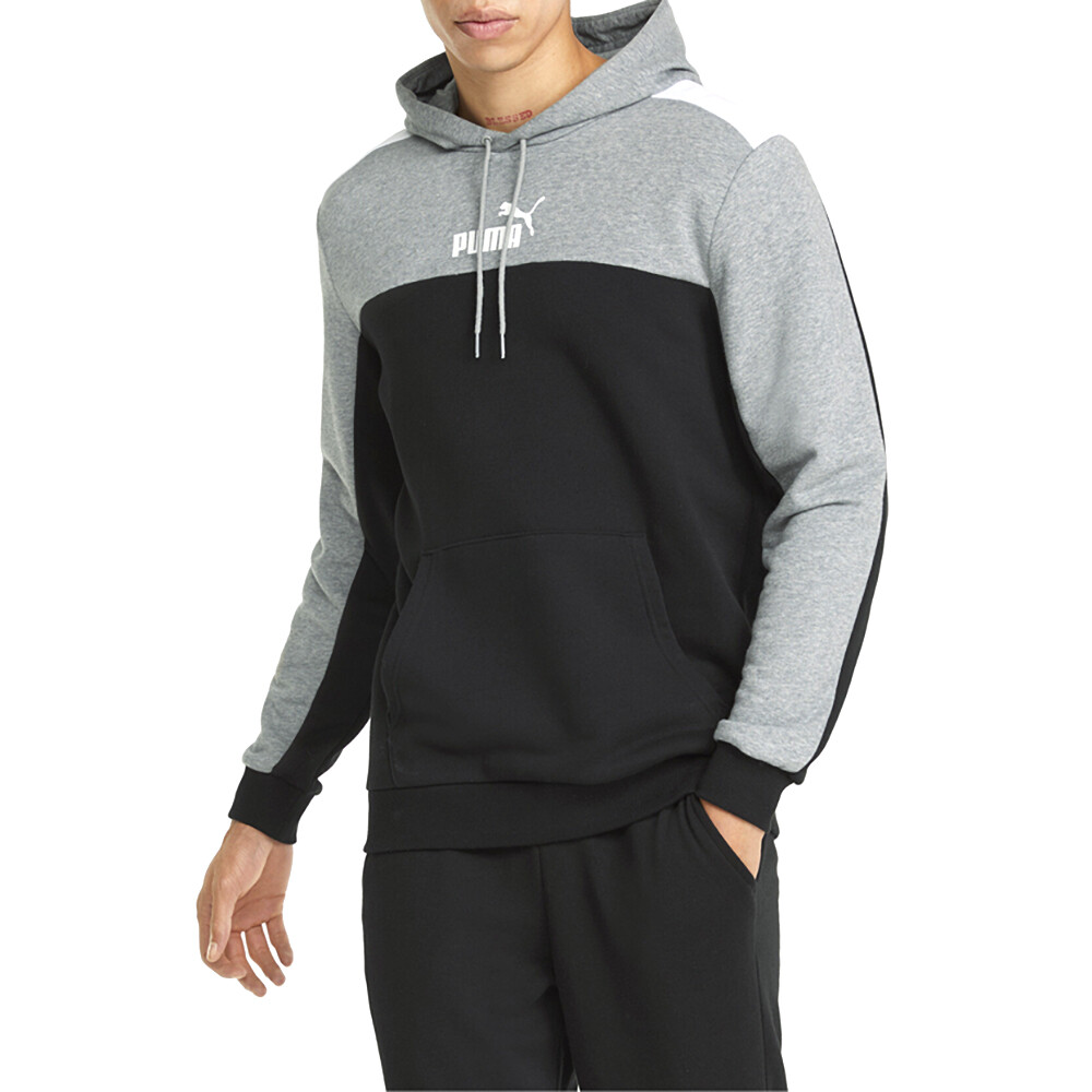 Puma Essentials + Block Pullover Hoodie Mens Size XXS  Casual Outerwear 67043101