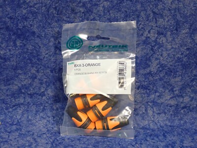 NEW Neutrik BXX-3-ORANGE Color Coding Boot Bushing for FXX/MXX, 5 Pack (BN33)