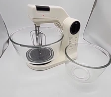 Vintage Sunbeam Mixmaster 12 Speed Stand Mixer MCM 2355 w/2Bowls Tested