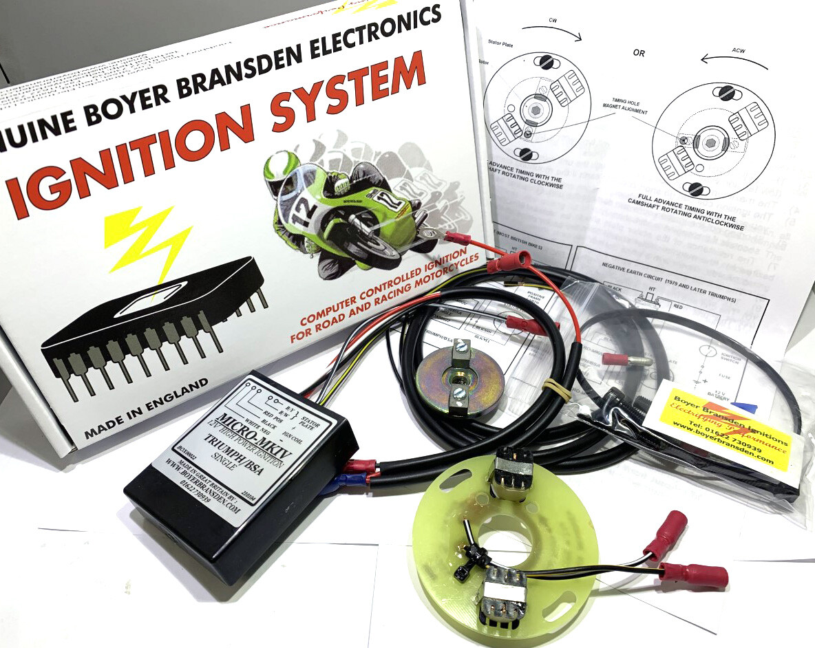 KKT BSA Triumph Boyer Bransden electronic ignition system 12V