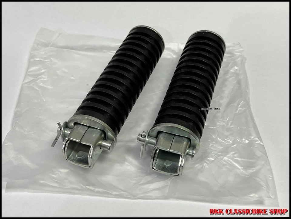 Pinza de pie Pillion Goma HONDA CL90 CL100 CL125 CL160 CL175 CL200 CL350 / A Par Foto 2 de 4