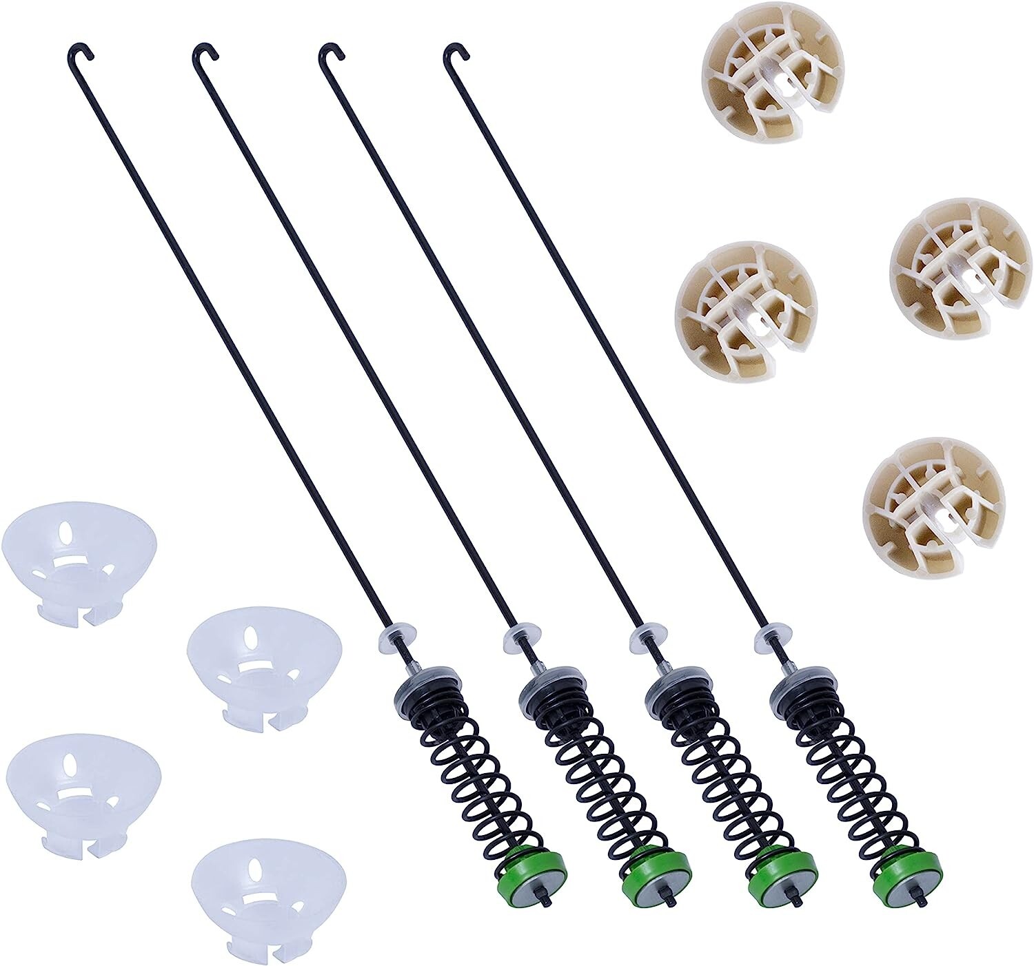 4PCS Washer Suspension Rod Kit For Whirlpool W10594080 Washing Machine