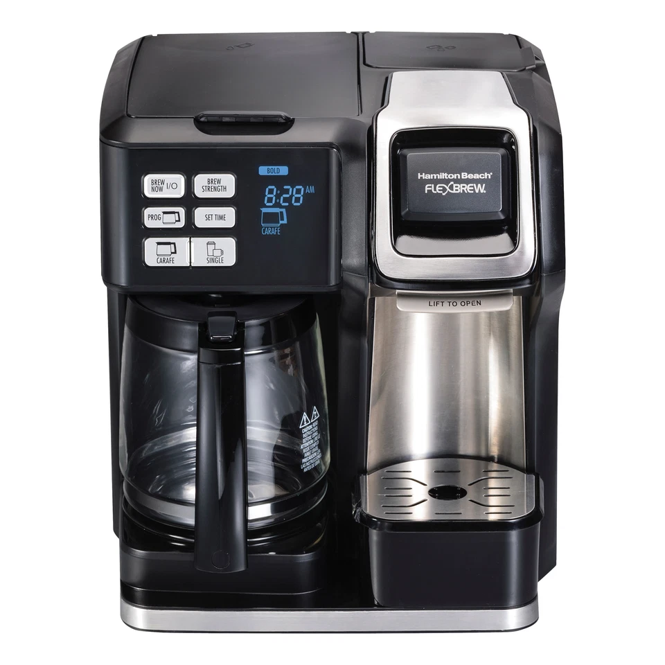 Cafetera Hamilton Beach Flexbrew de 2 vías para un solo servicio, 12 tazas, K-cup, NUEVA Foto 3 de 4