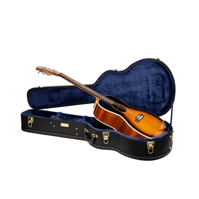 Crossrock Wooden Guitar Case for 14-Fret L-00,Martin CEO,Taylor GC,Yamaha AC/LS
