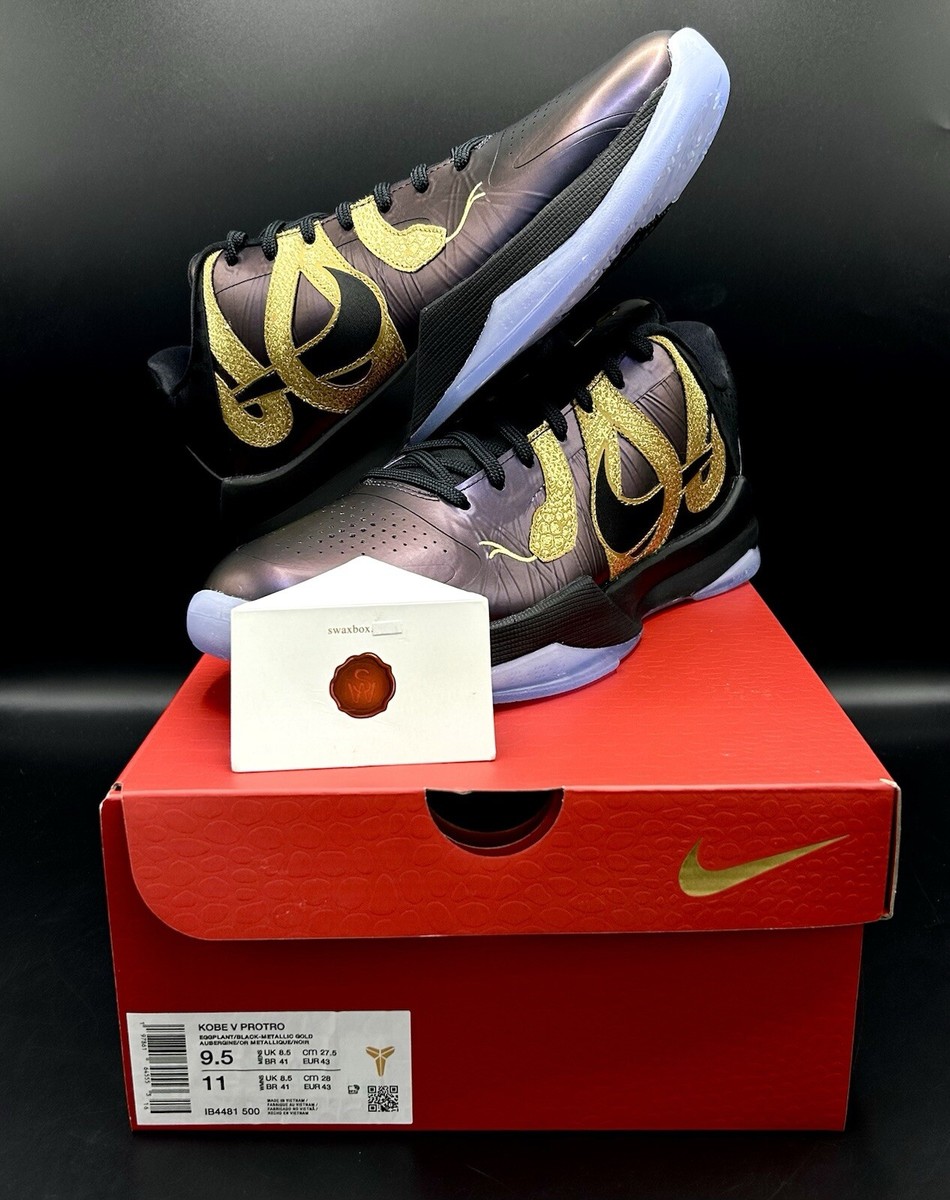 シューズ(男性用) kobe 5 protro 27.5 Nike Kobe 5 Protro Year Of The Mamba Eggplant