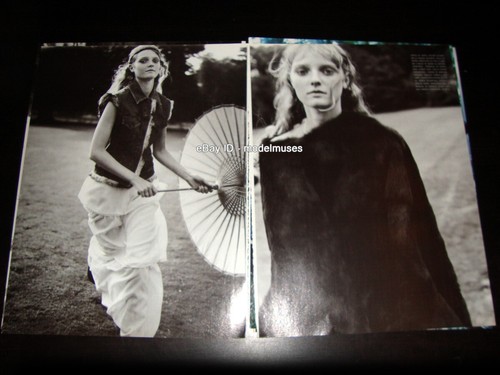 BRIDGET HALL Angela Lindvall 16-Page Fashion EDITORIAL VOGUE Italy November 1998 - Picture 2 of 8