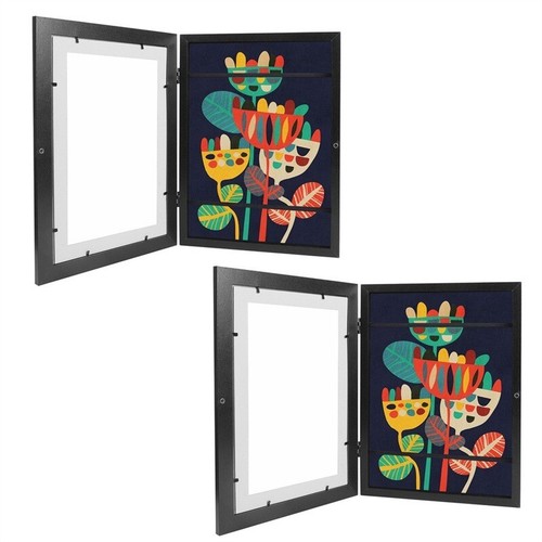 2PCS Kinderzeichnungen Bilder-Rahmen Moderner Kunststoff-Rahmen Kinder 32x24 cm. - Bild 16 von 17