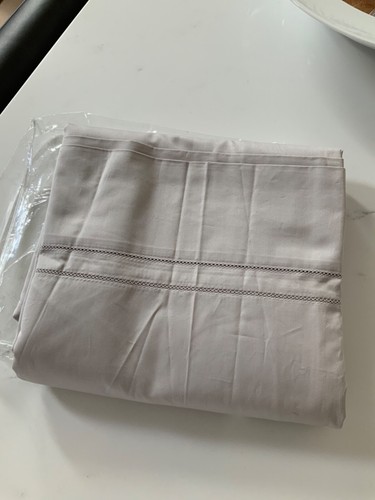 New Hotel Collection 800 tc King Flat Sheet Mercury