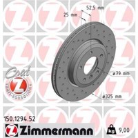 Zimmermann 2X Bremsscheibe Vorne Ø325 Mm InnenbelüFtet Gelocht FüR BMW 3Er