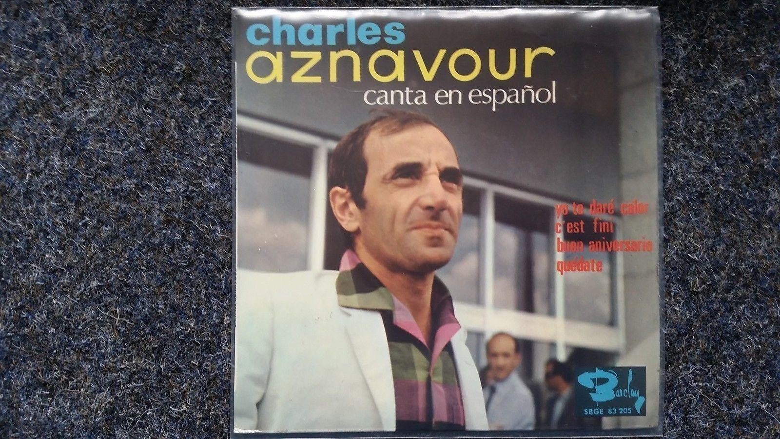 7"" Single Vinyl Charles Aznavour - EP SUNG IN SPANISH