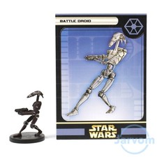 Star Wars Miniatures Universe Revenge of the Sith Battle Droid 6/60 w/ Card
