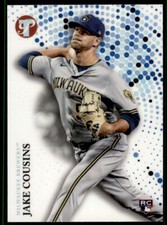 2022 Topps Pristine Refractor Jake Cousins Rookie Milwaukee Brewers #212