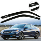 For 13-17 Honda Accord Coupe Window Visor Wind Vent Guard Rain Shade w/ RS