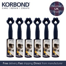 Korbond Pet Lint Rollers - 6 Pack Lint Remover Rollers - 198 Sheets CITRUS SCENT