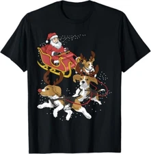 Funny Beagle Christmas For Cute Dog Lovers Unisex T-Shirt