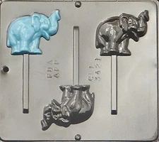 Elephant Lollipop Chocolate Candy Mold 3421 NEW   
