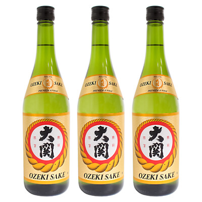 Ozeki Junmai Sake Alk 14,5%vol. 3x750ml Ozeki Sake Reiswein