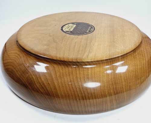 Oregon Myrtlewood Very Large Bowl 35cm wooden Handmade Myrtle Craft Studio Treen - Picture 20 of 24