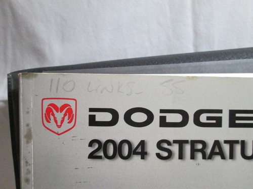 Dodge Stratus 2004 sedan Owners Manual - Picture 2 of 5