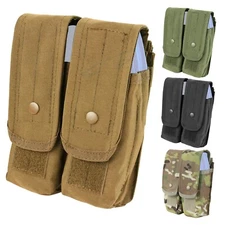 Condor MA6 Tactical MOLLE Double Closed Top Universal Rifle 6 Magazine Mag Pouch
