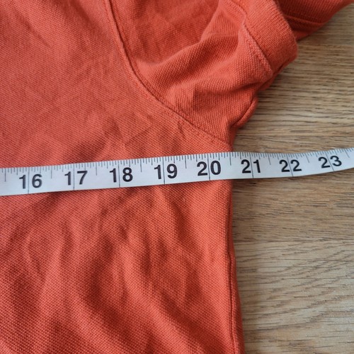St John's Bay Legacy Short Sleeve Orange Polo Collar Shirt Men's Size Medium - Picture 6 of 9