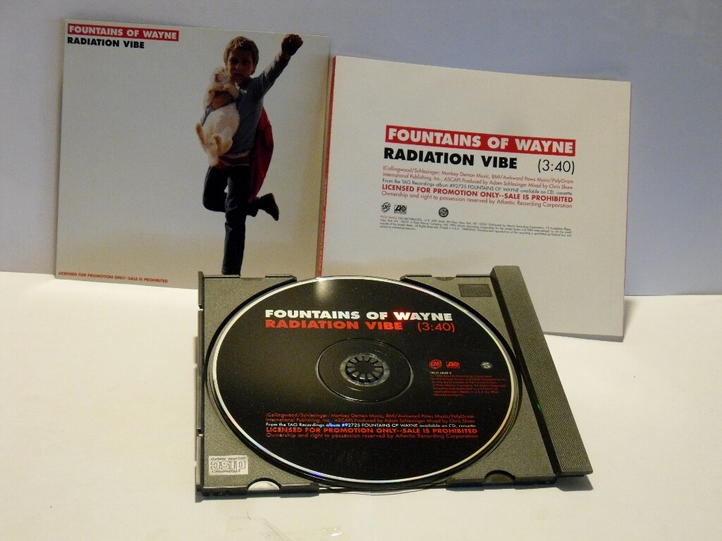 Fountains Of Wayne Radiation Vibe Promotional ONLY CD ** Free