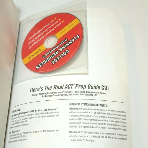 The Real ACT Prep Guide: 3rd Ed by ACT Inc Staff (CD + 5 Practice Tests Included - Imagen 3 de 12