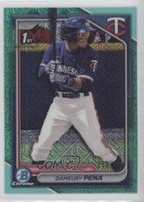 2024 Bowman Chrome Prospects Mega Box Aqua Mojo Refractor /299 Dameury Pena 4z8