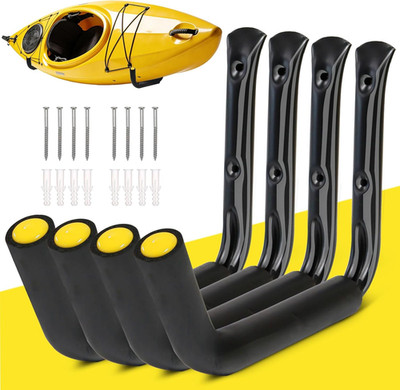 Heavy Duty Garage Storage Hooks -120 LB Capacity, 4Packs, 15'' Wall Mounted Rack