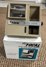 Vintage K-Mart Focal Auto View Color Slide Viewer 2x2 Color Slides Works