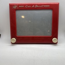 Vintage ETCH-A-SKETCH Magic Screen 505 Ohio Art Company USA Toy Works