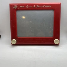 Vintage ETCH-A-SKETCH Magic Screen #505 Ohio Art Company USA Toy Works
