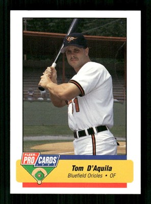 1994 Fleer Pro Cards Bluefield Orioles #3575a Tom D'Aquila NM Near Mint BXCP24