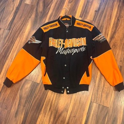 Harley Davidson biker varsity jacke