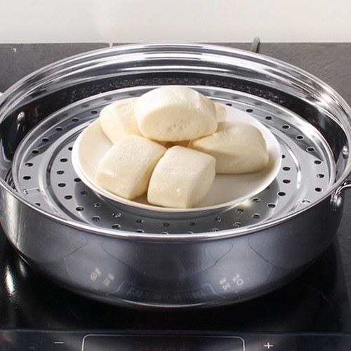 Stainless Steel Steam Rack Round Steamer Tray Removable Legs Steaming - Picture 5 of 12