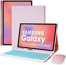 Case for Samsung Galaxy Tab S10 Lite 10.9'', Thin Detachable Wireless Keyboard 