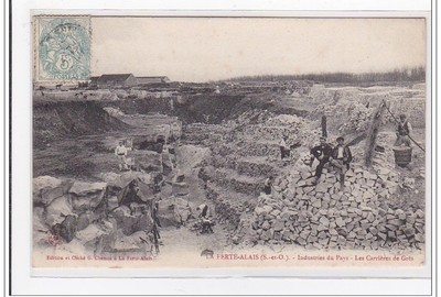 LA FERTE-ALAIS: Industrie des Landes, Steinzeugbrüche - sehr guter Zustand