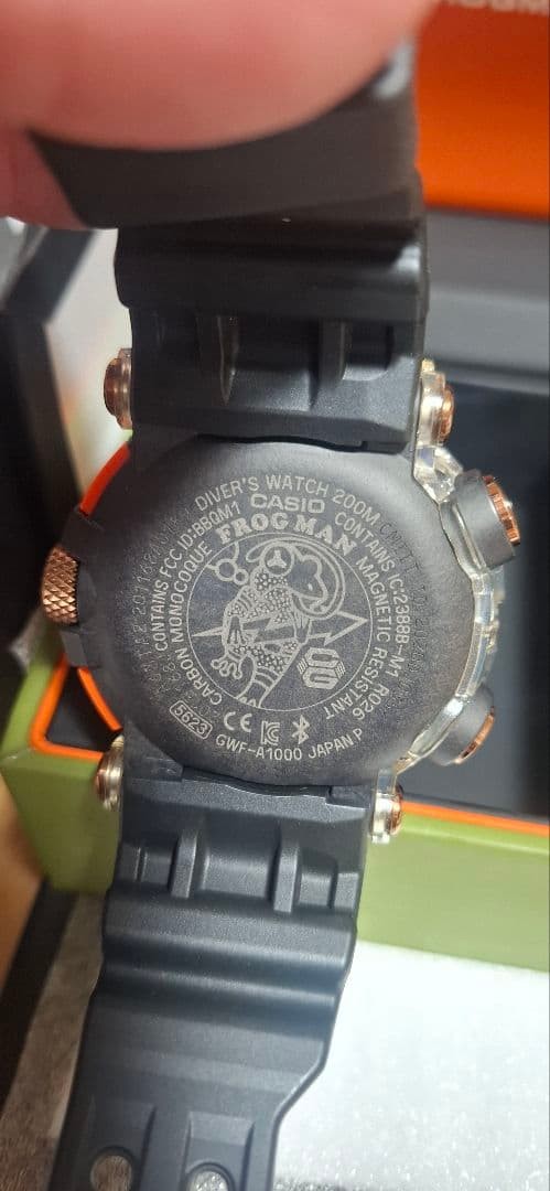 Casio G-SHOCK Frogman Solar Watch GWF-A1000BRT-1AJR Borneo Rainbow Toad image 4