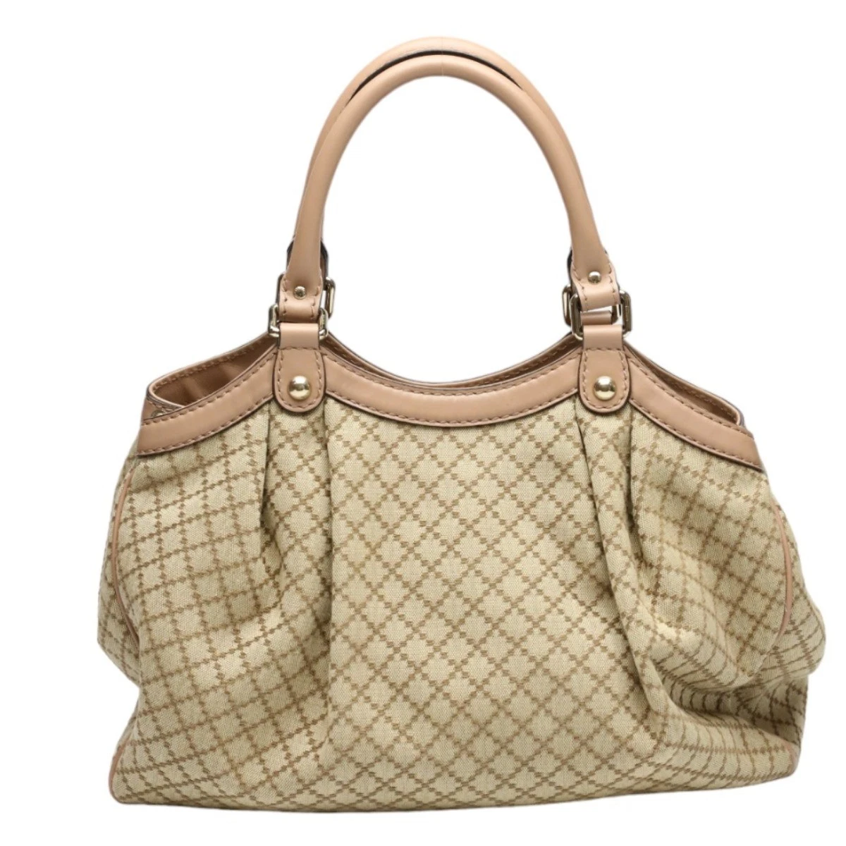 Sac fourre tout GUCCI sac à main toile diamant GG toile 211944 beige SS occasion de