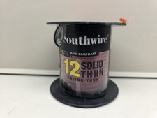  1 NEW Southwire 50ft. 12 Gauge Red Solid Copper THHN Wire, Model 112-1603BR